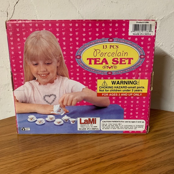 13 pcs Porcelain Tea Set - Picture 2 of 2